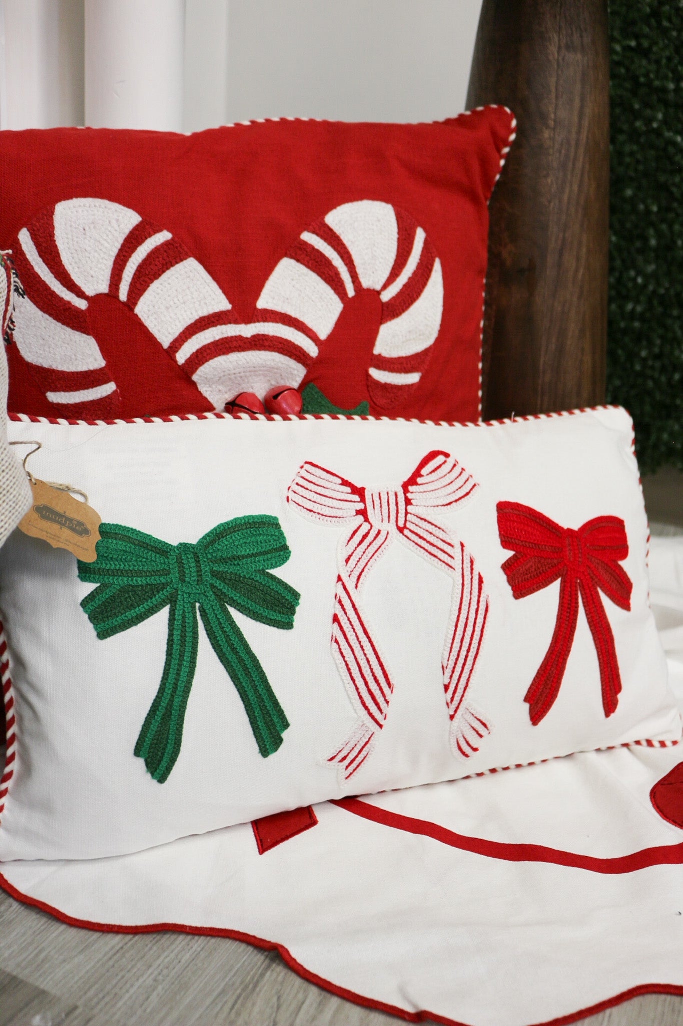 Whimsy Christmas Throw Pillow -3 Colors