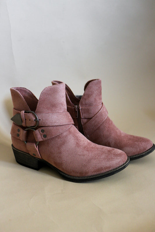 Caroline Blush Booties