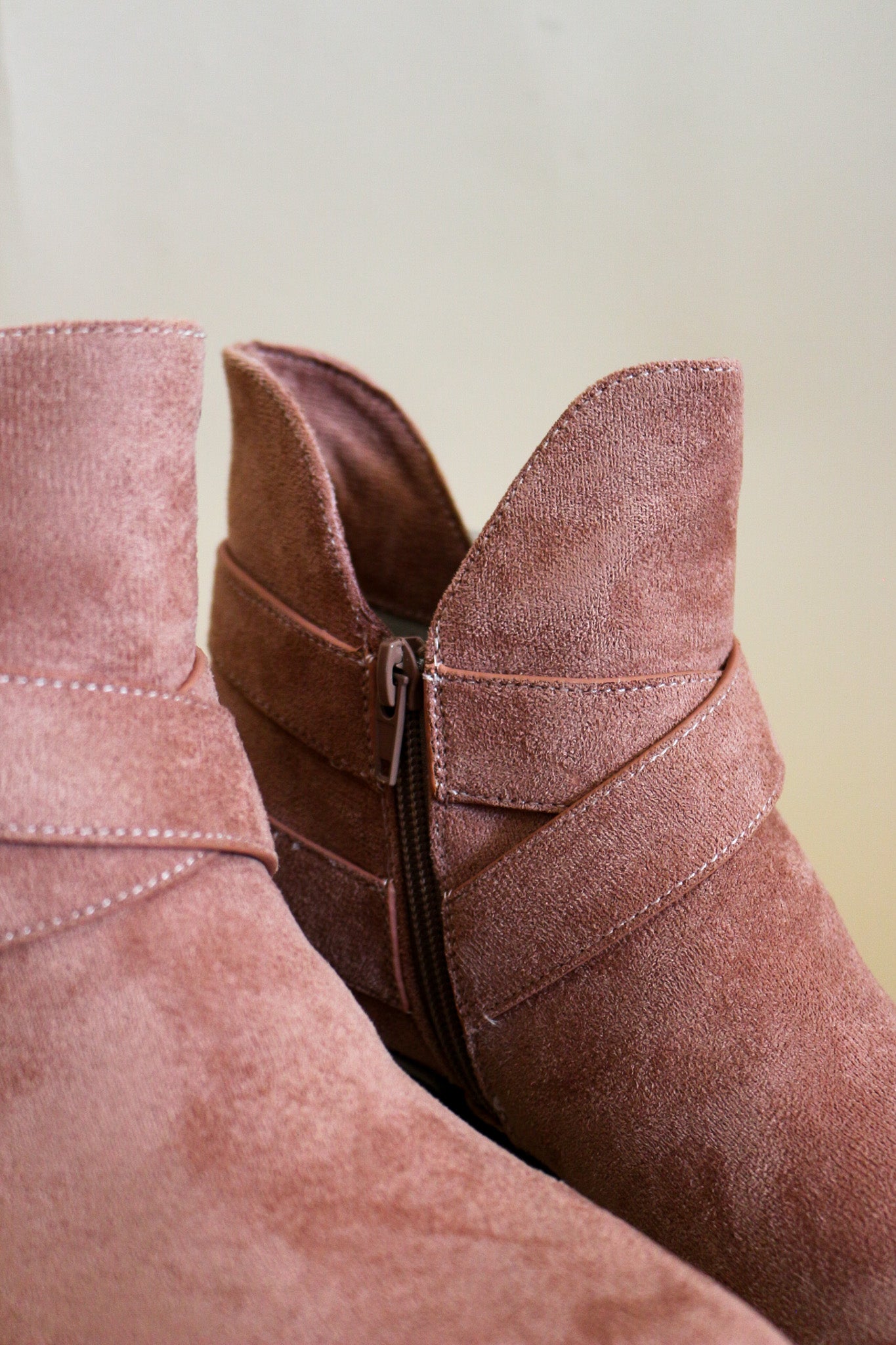 Caroline Blush Booties