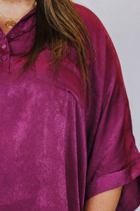 Going For A Stroll Magenta Blouse