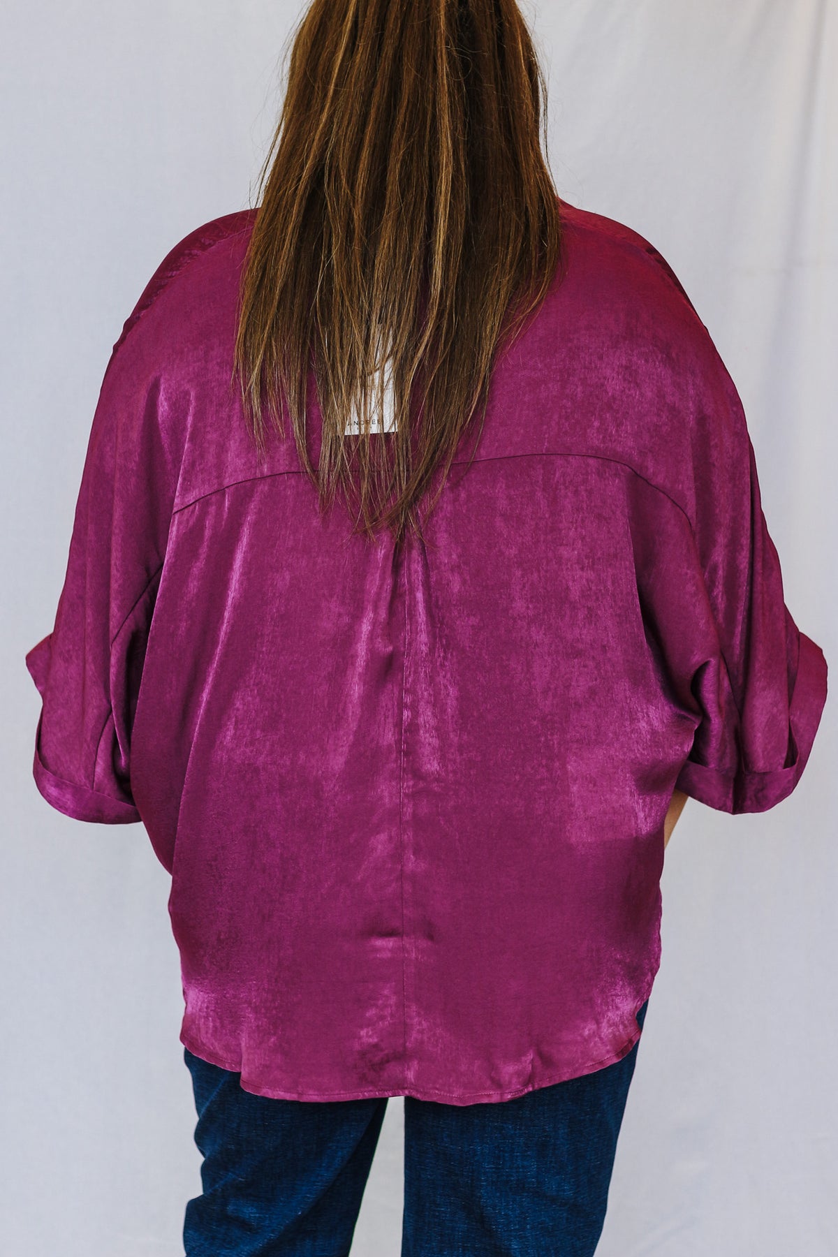 Going For A Stroll Magenta Blouse