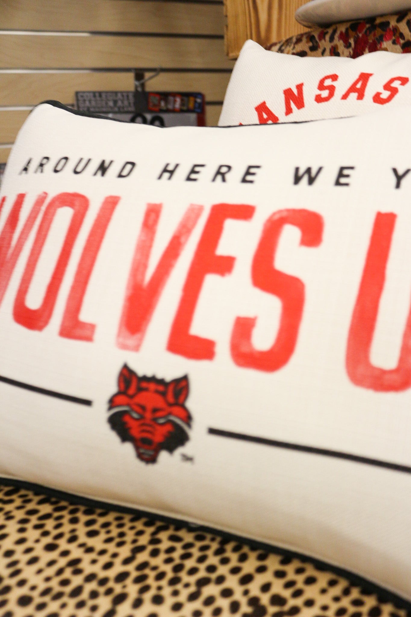 Arkansas State Around Here Throw Pillow
