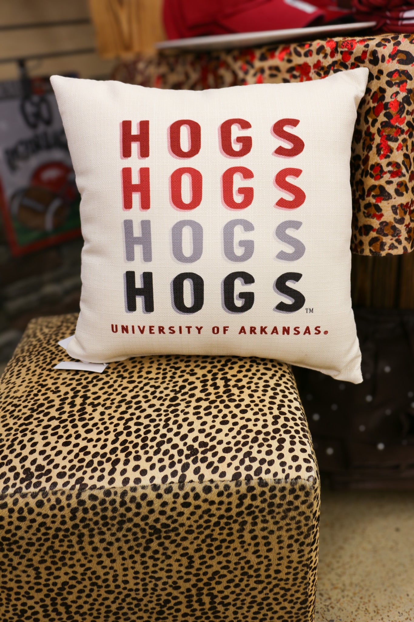AR Hogs Gradient Throw Pillow