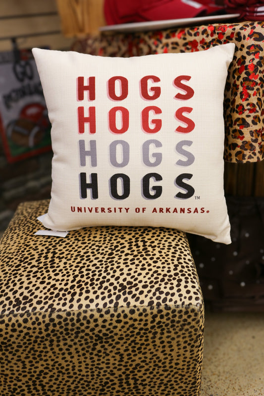 AR Hogs Gradient Throw Pillow