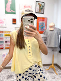 Sunny Life Button Down Knit Tank