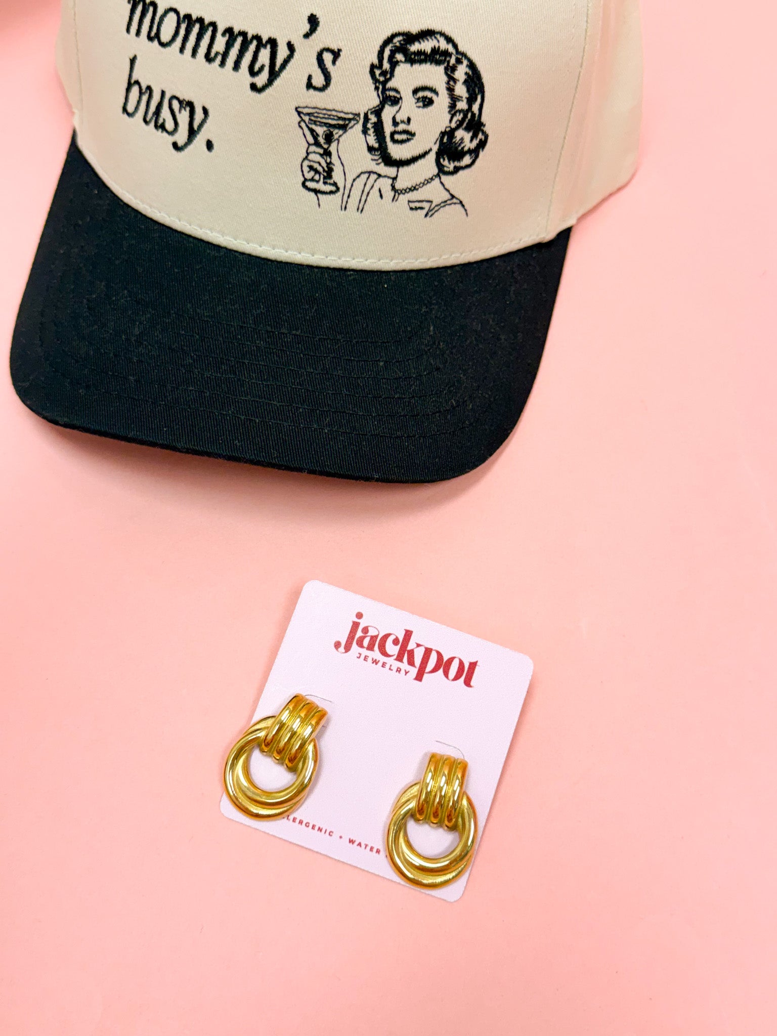 Tessa Knot Stud Earrings- Hypoallergenic Water Resistant