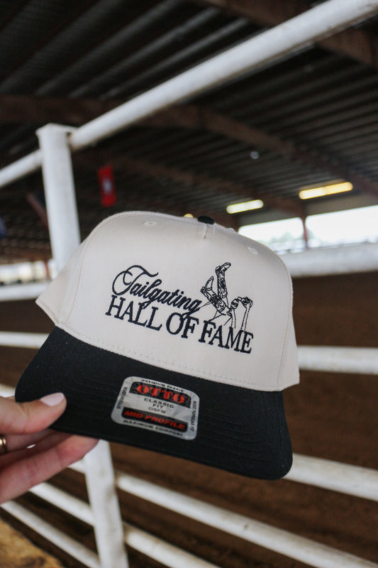 Tailgating Hall Of Fame Black Trucker Hat