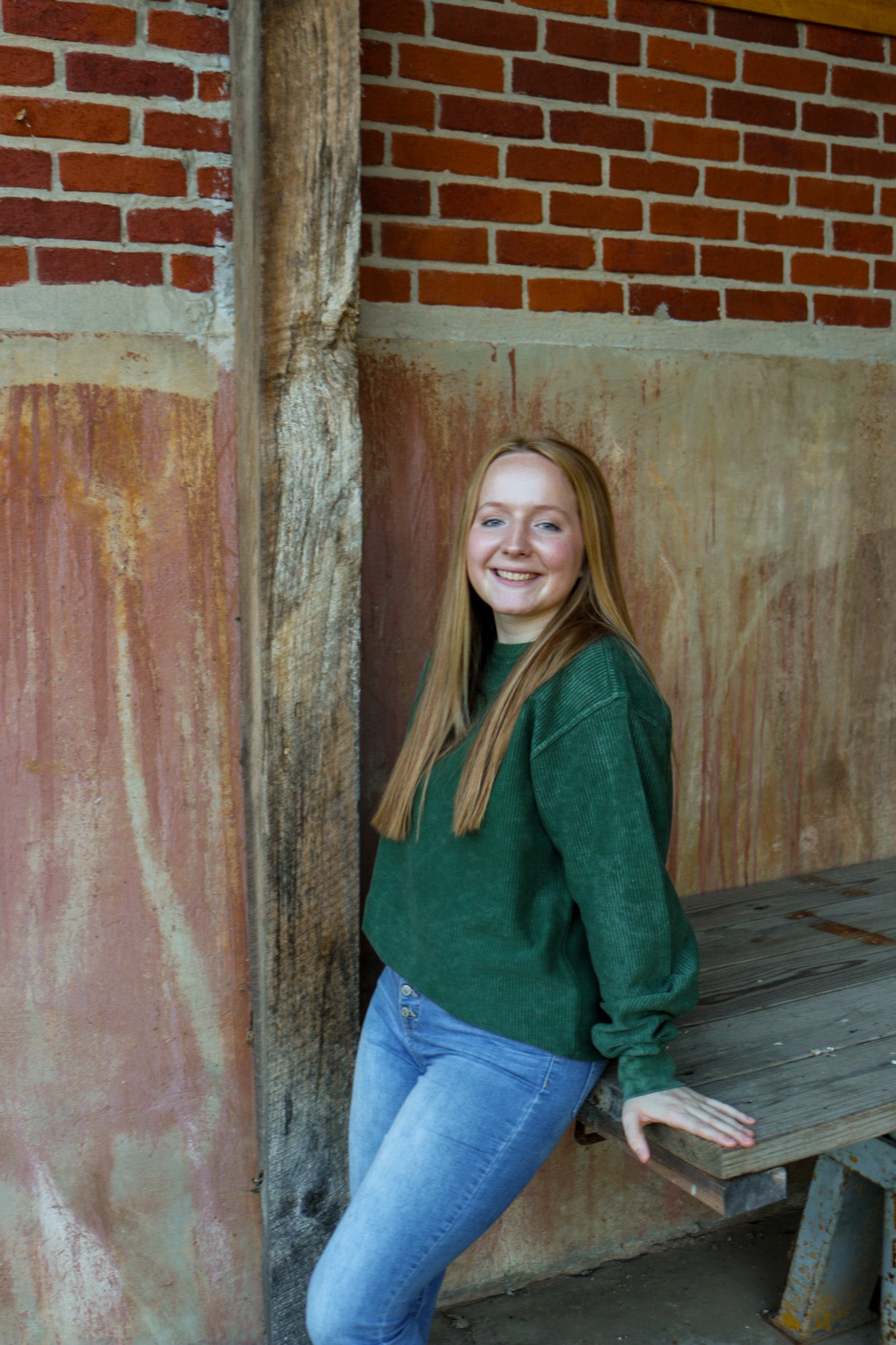 The Comfy Cord Dales Green Sweatshirt