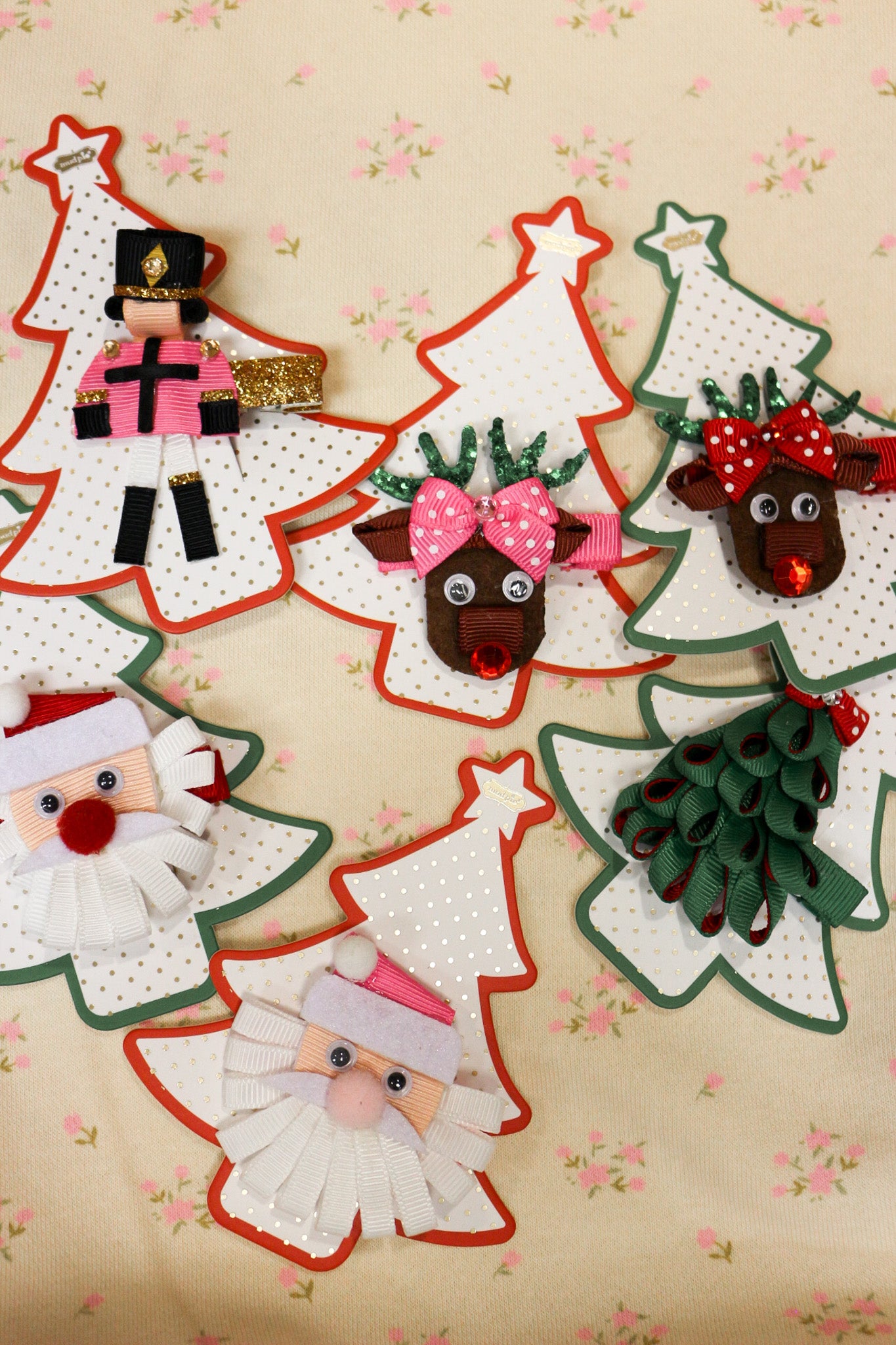 Christmas Icon Hair Clips -6 Colors