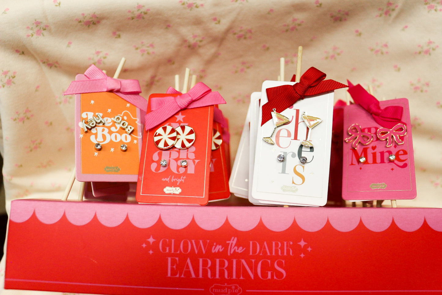 Mud Pie Glow In The Dark Earrings - 4 Colors