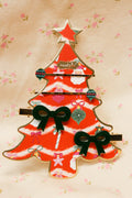 Holiday Bow Claw Clip
