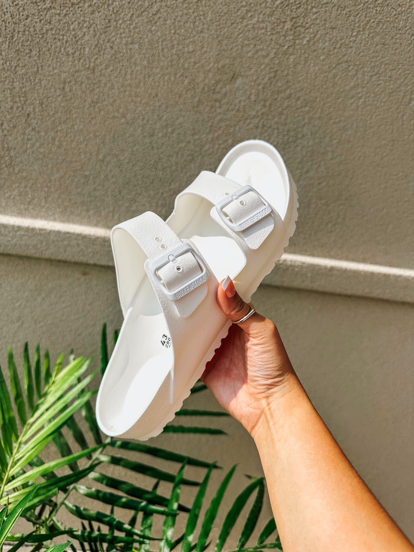 Rubber Sandals Birkenstock Men Rubber Arizona Sandals White Rubber