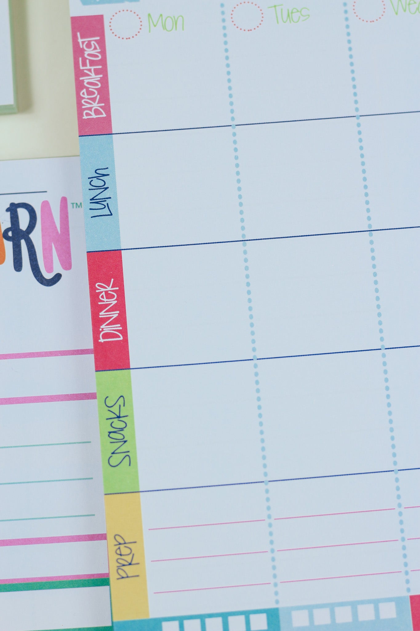 52-Week Meal Minder® Weekly Menu Planner Pad