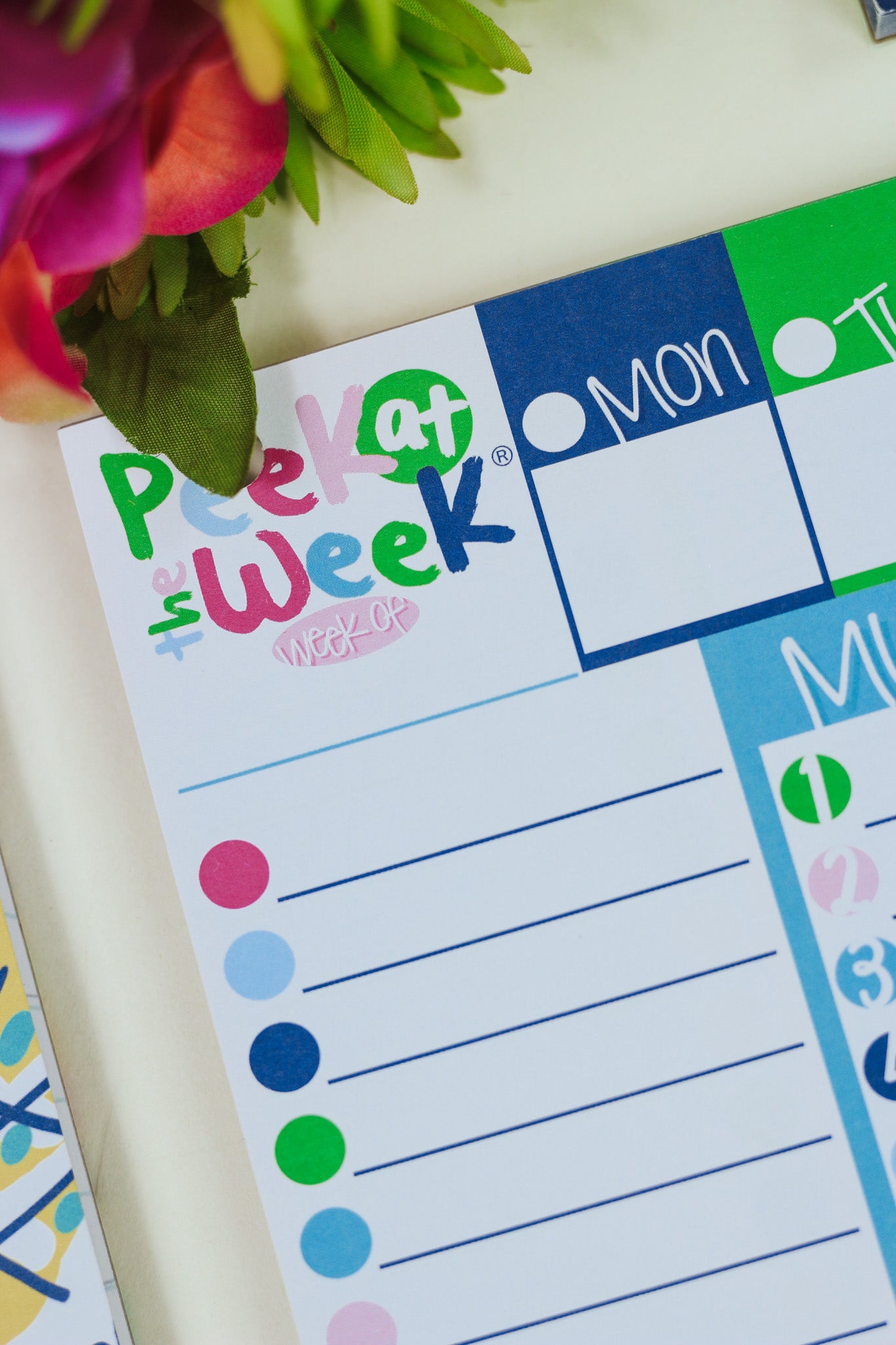 Peek at the Week® Weekly Planner Pad