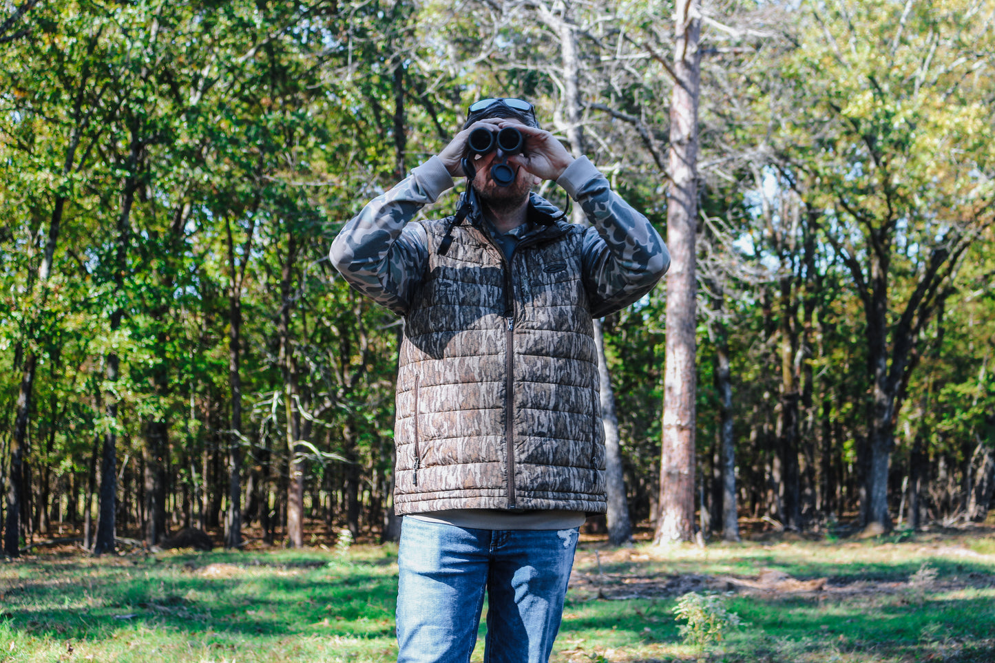 Camo Bottomland Synthetic Double Down Layering Vest