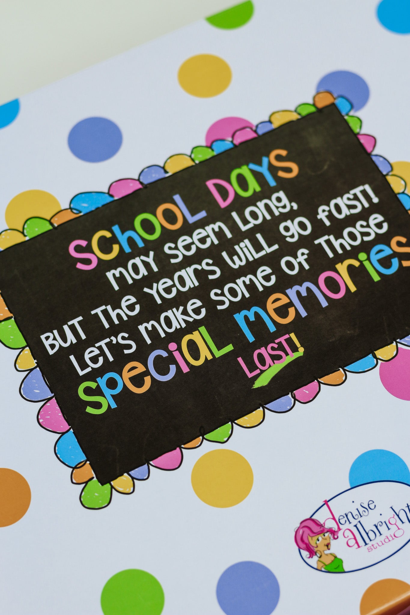 Imperfectly Perfect Class Keeper® Easiest School Days Memory Book