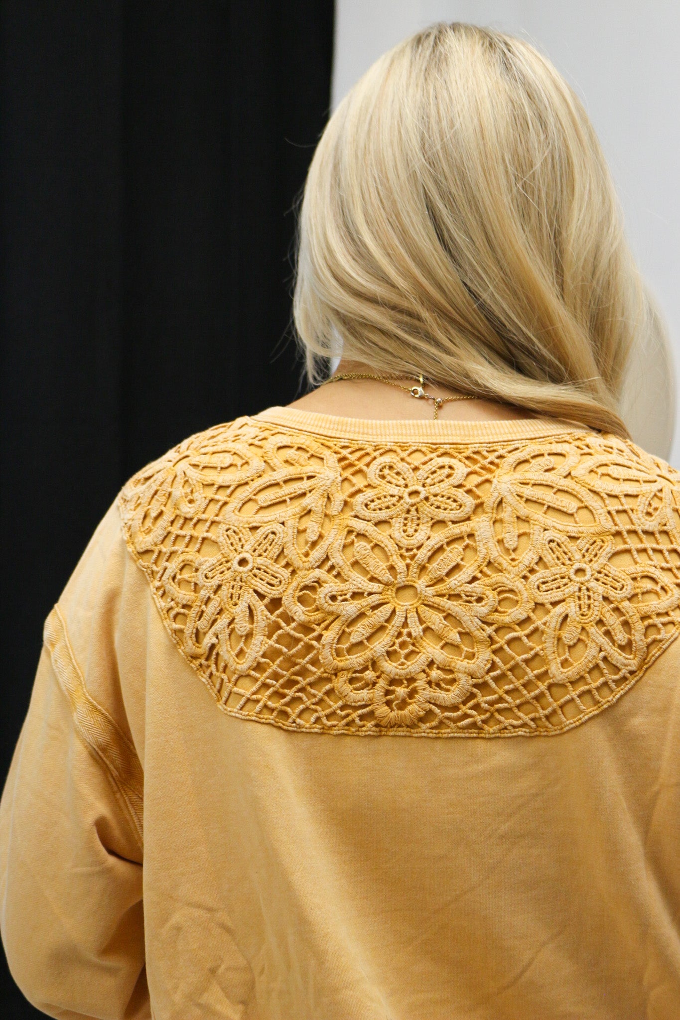 Easy Decisions Camel Crochet Top