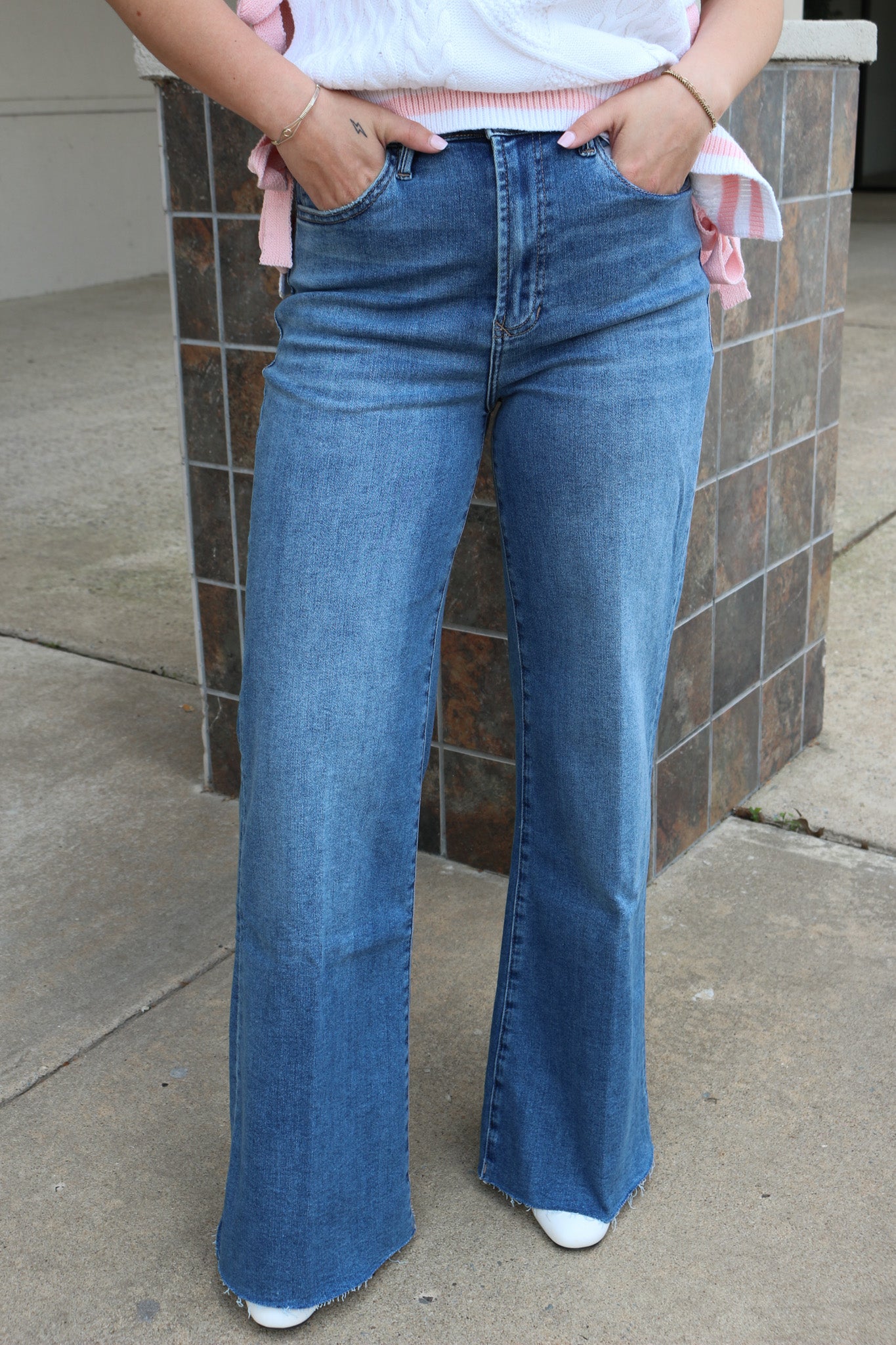 Fiona Norway Wide Leg Denim Jeans