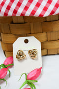 Knotted Stud Earrings