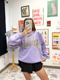 Lulu Mac camo print sweatshirt, shown in one of four available colors