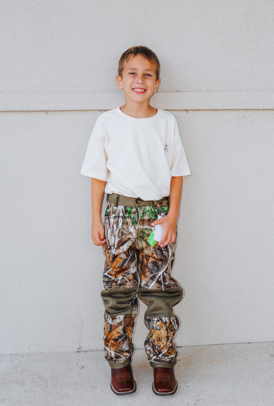 Camo Green Youth Silencer With Agion Active Edge Pants