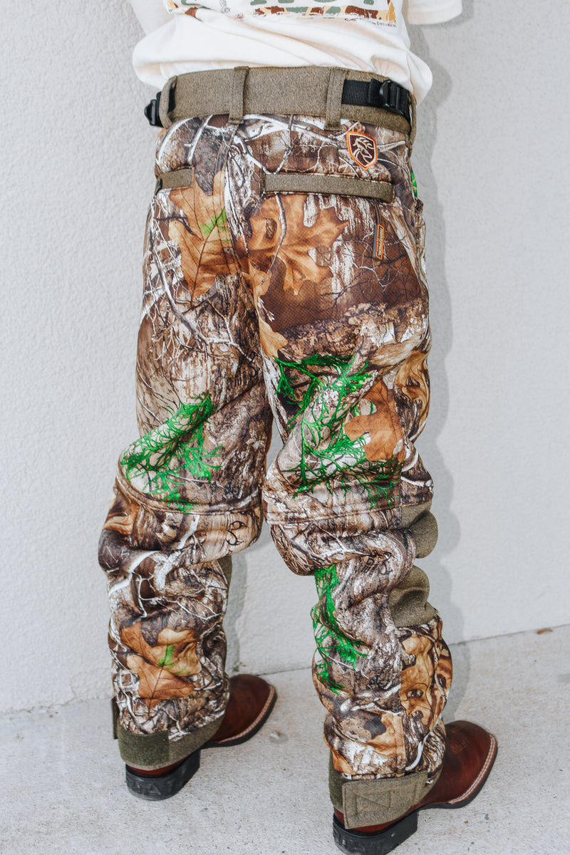 Camo Green Youth Silencer With Agion Active Edge Pants