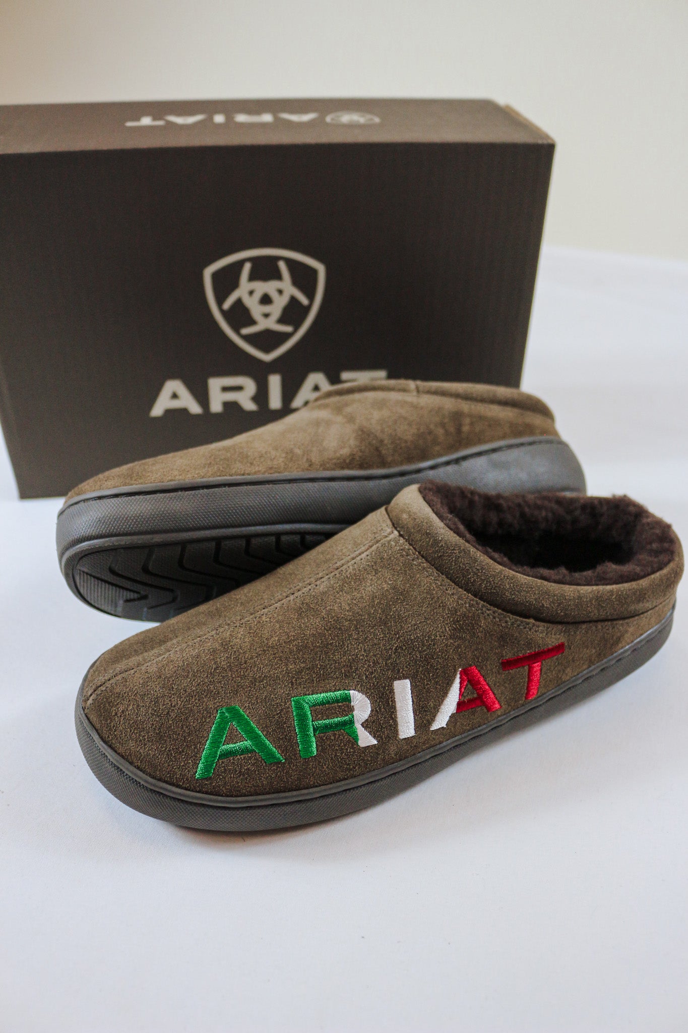 Men's Stone Brown Ariat Slippers