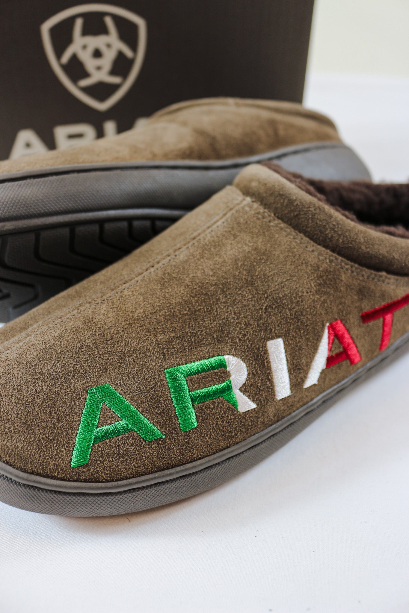 Men's Stone Brown Ariat Slippers