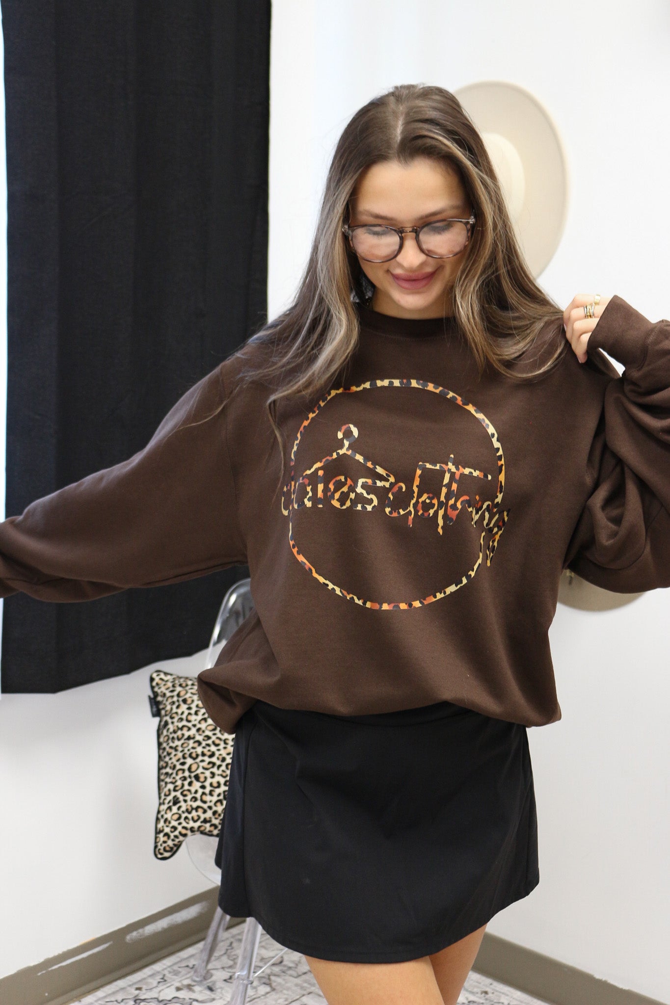 Leopard Brown Dales Sweatshirt