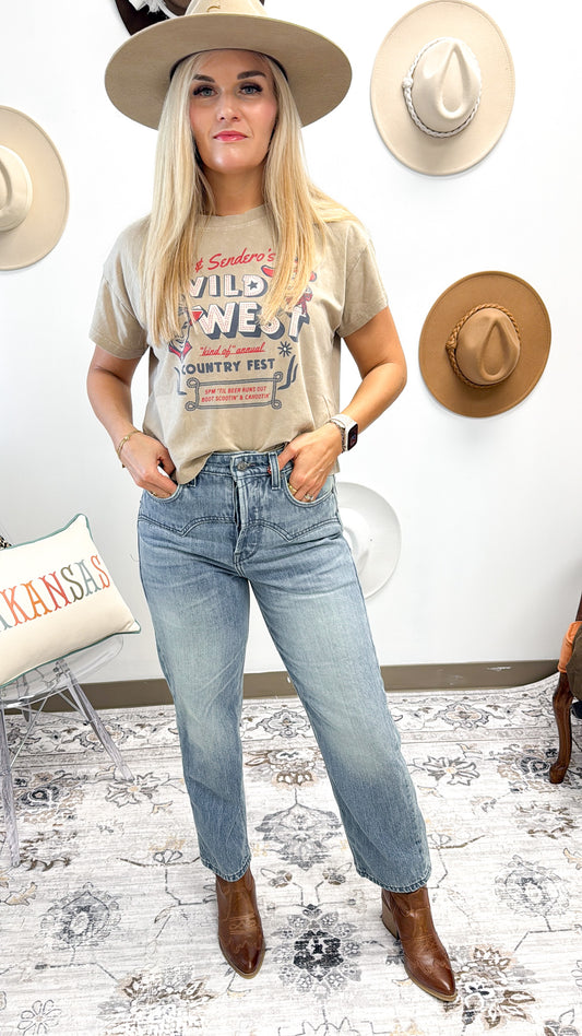 Sendero x Ariat Wild West Country Fest Tan Tee