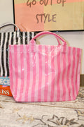 Large Stripe Tote Bag