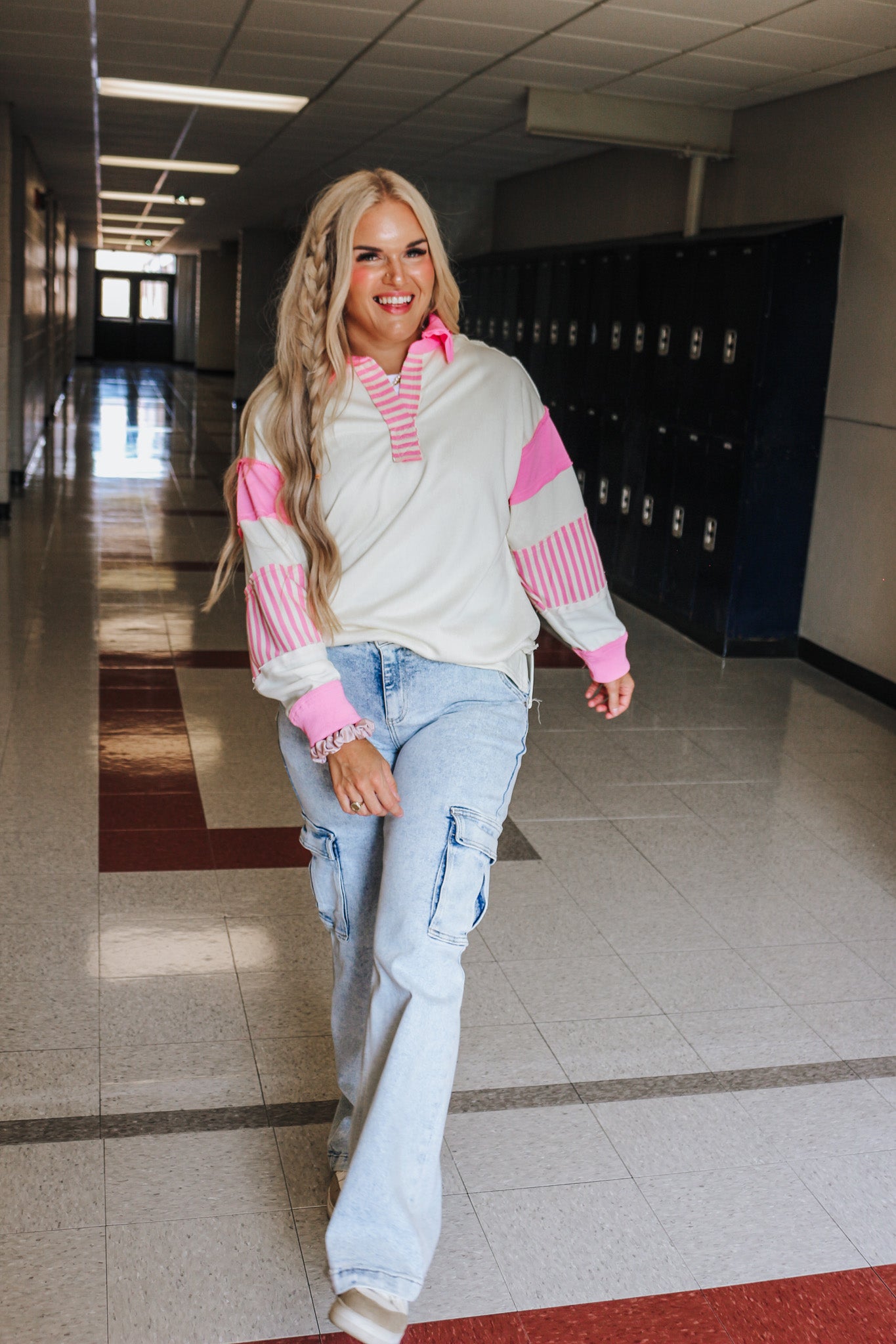 Casual Sweetness Stripe Top -2 Colors