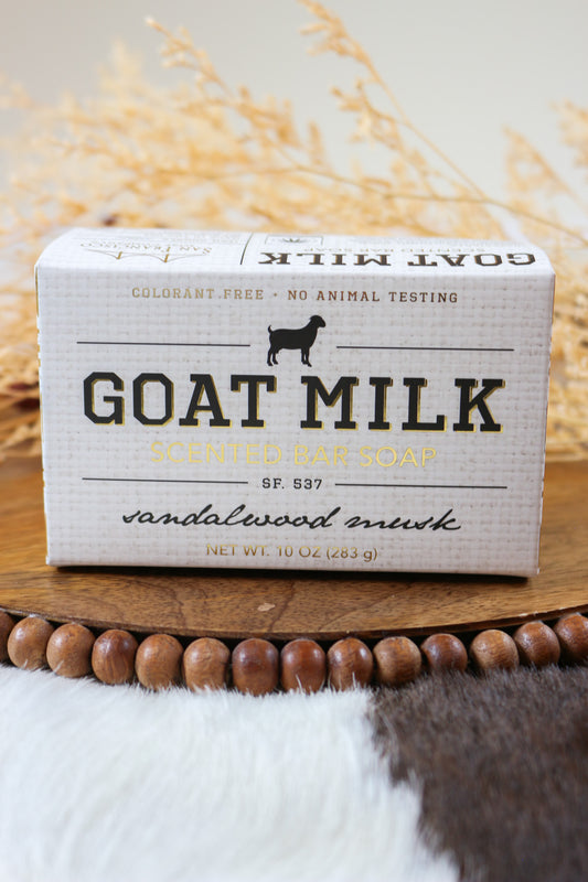 Goat Milk Bar Soap - Sandalwood Musk