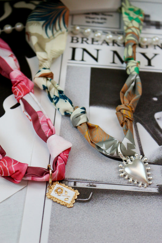 Scarf Necklace -2 Colors