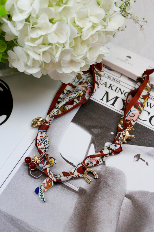 Bohemian Boot Scarf Necklace