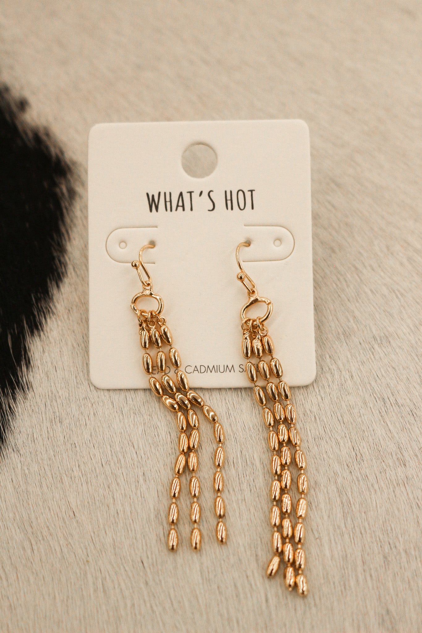 Gold Dangle Earrings