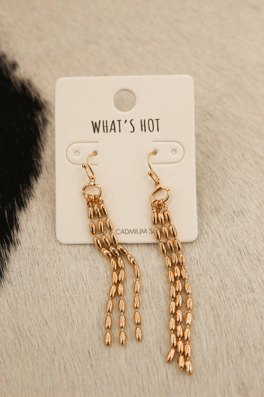 Gold Dangle Earrings