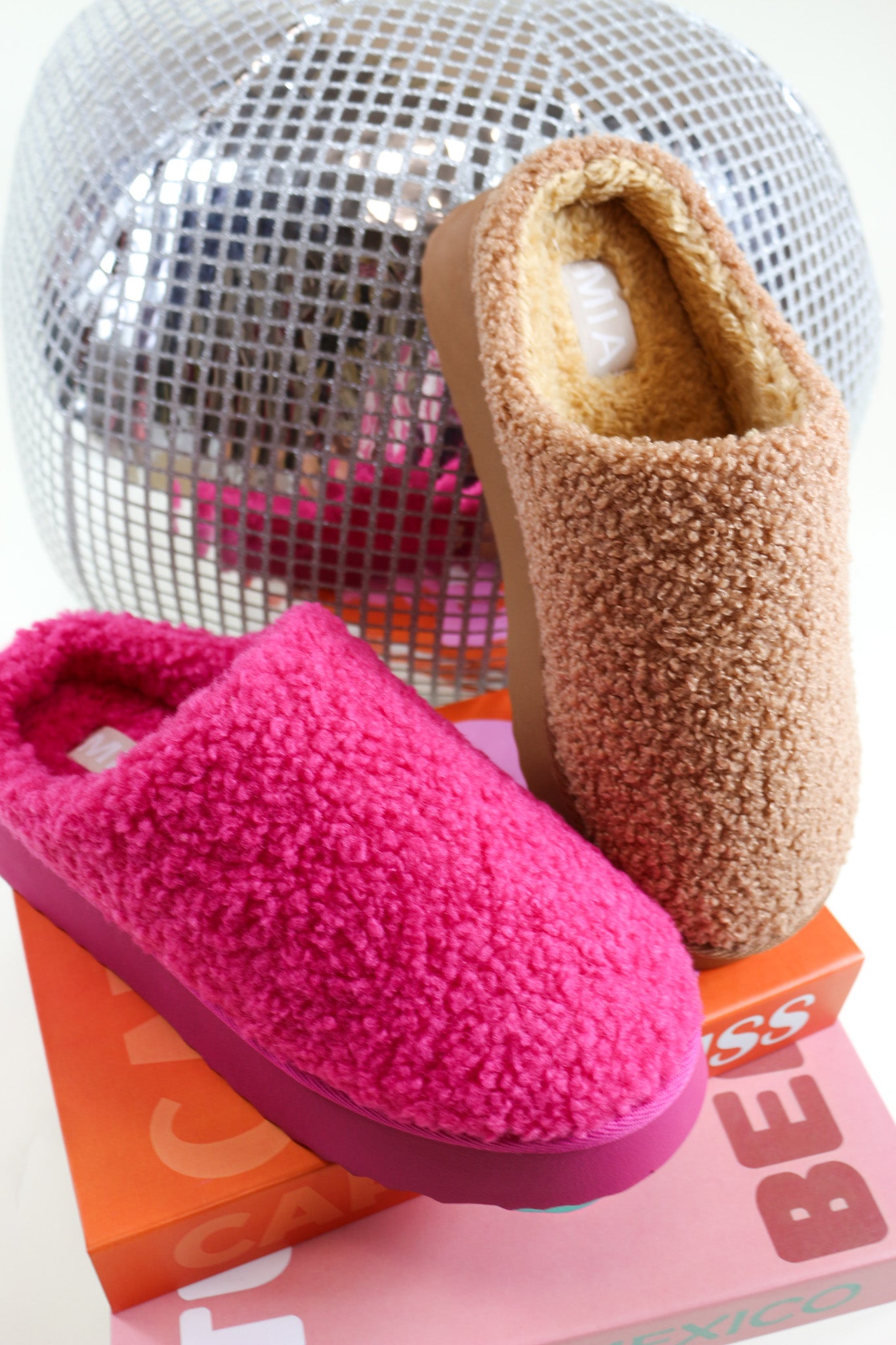 Mia Icee Sherpa House Slippers -2 Colors