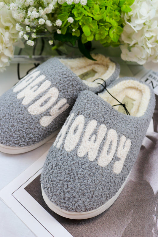 Women's Kinsey Grey Howdy Slippers