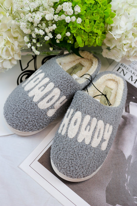 Women's Kinsey Grey Howdy Slippers
