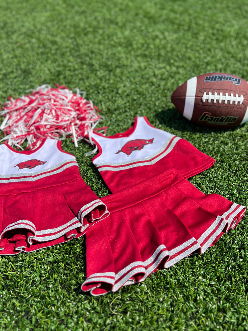 Arkansas Razorback Baby Cheer Uniform