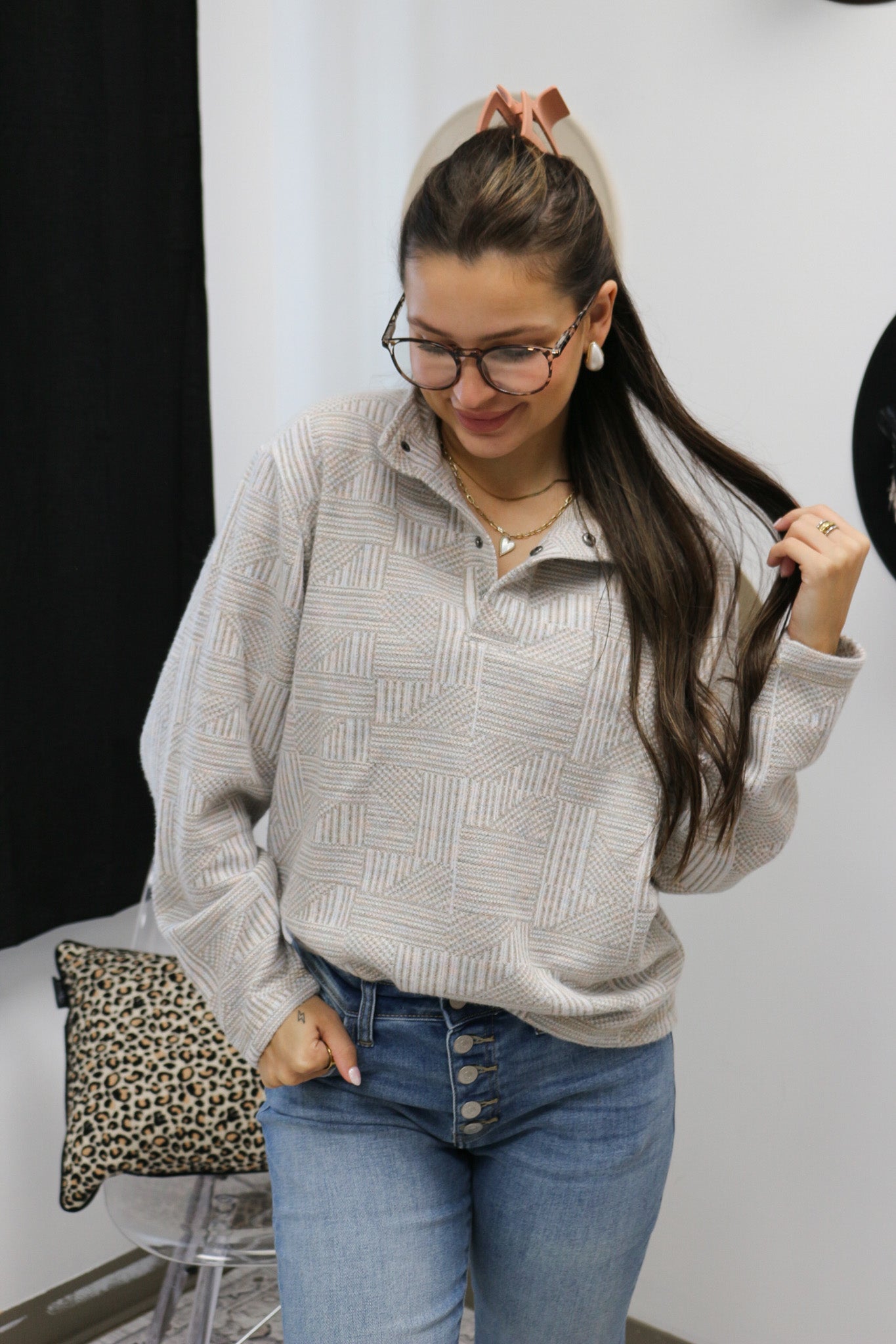 Women's Burnt Taupe Southport Isles Pullover