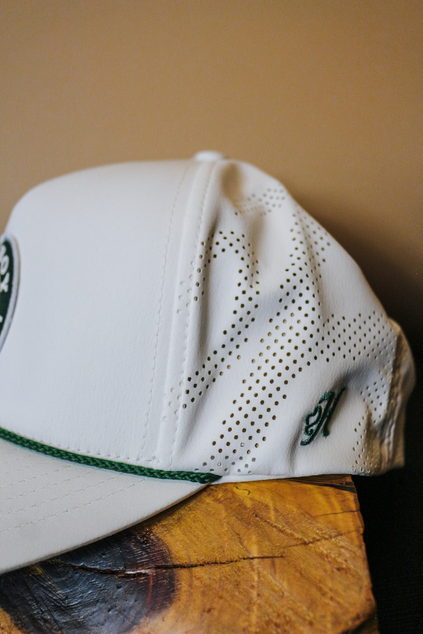 Cowboy Golf White Green Men's Hooey Trucker Hat