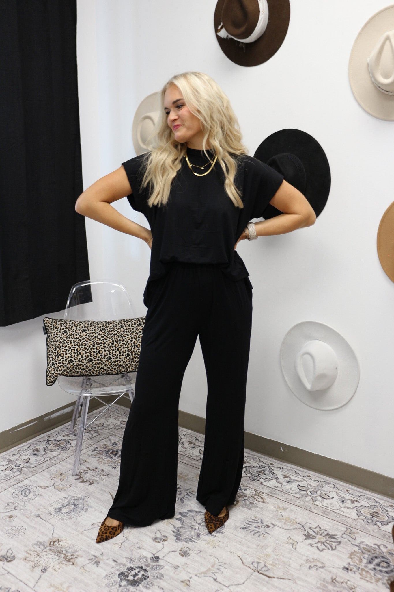Modern Comfort Black Jumpsuit