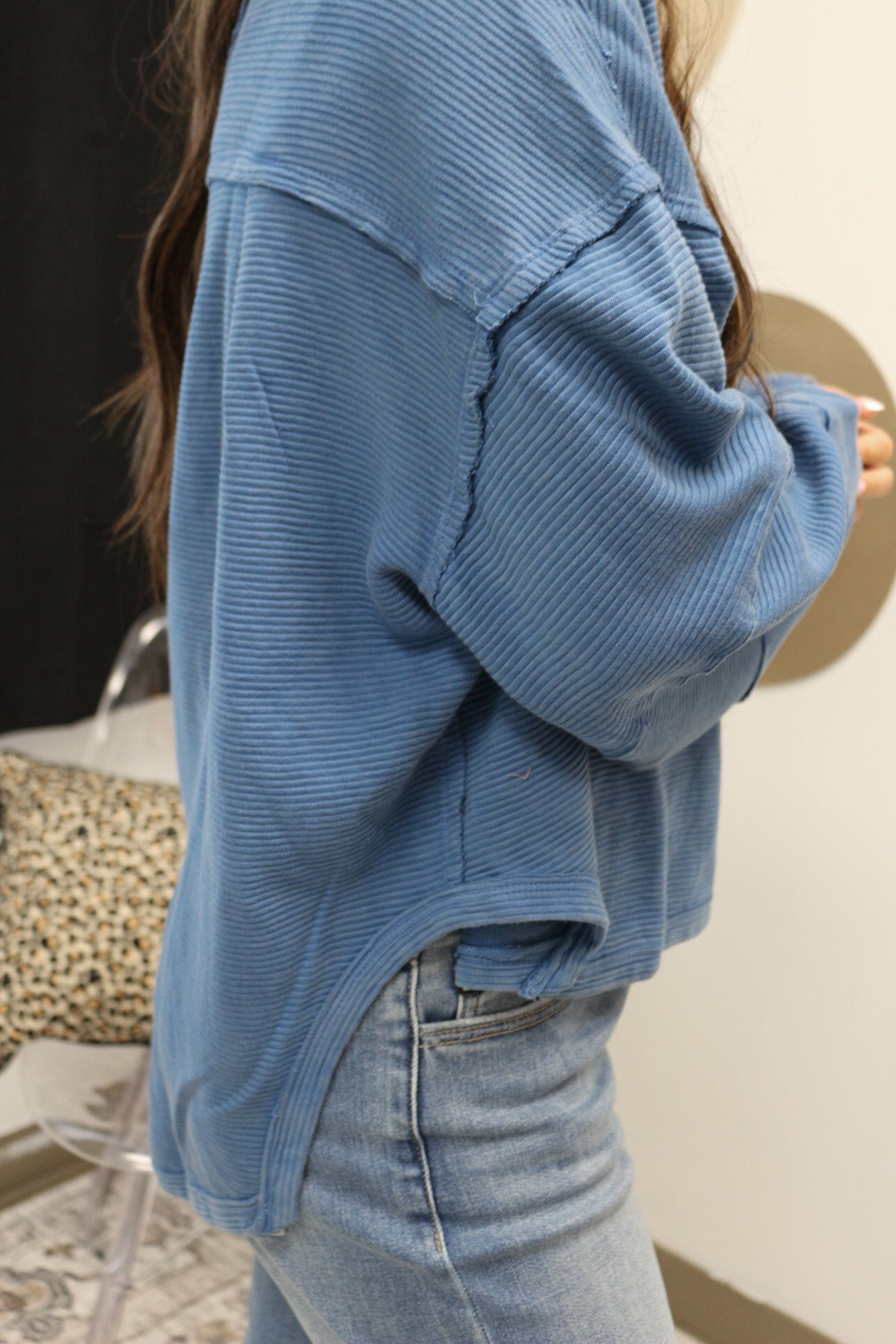 Sabrina Ribbed Pullover -2 Colors