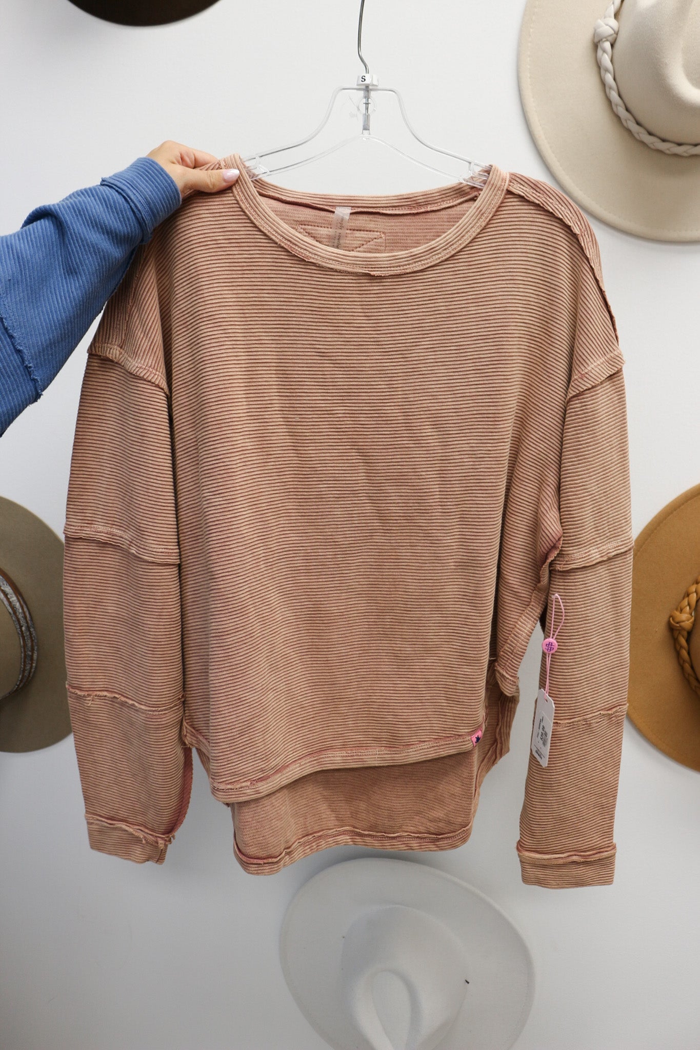 Sabrina Ribbed Pullover