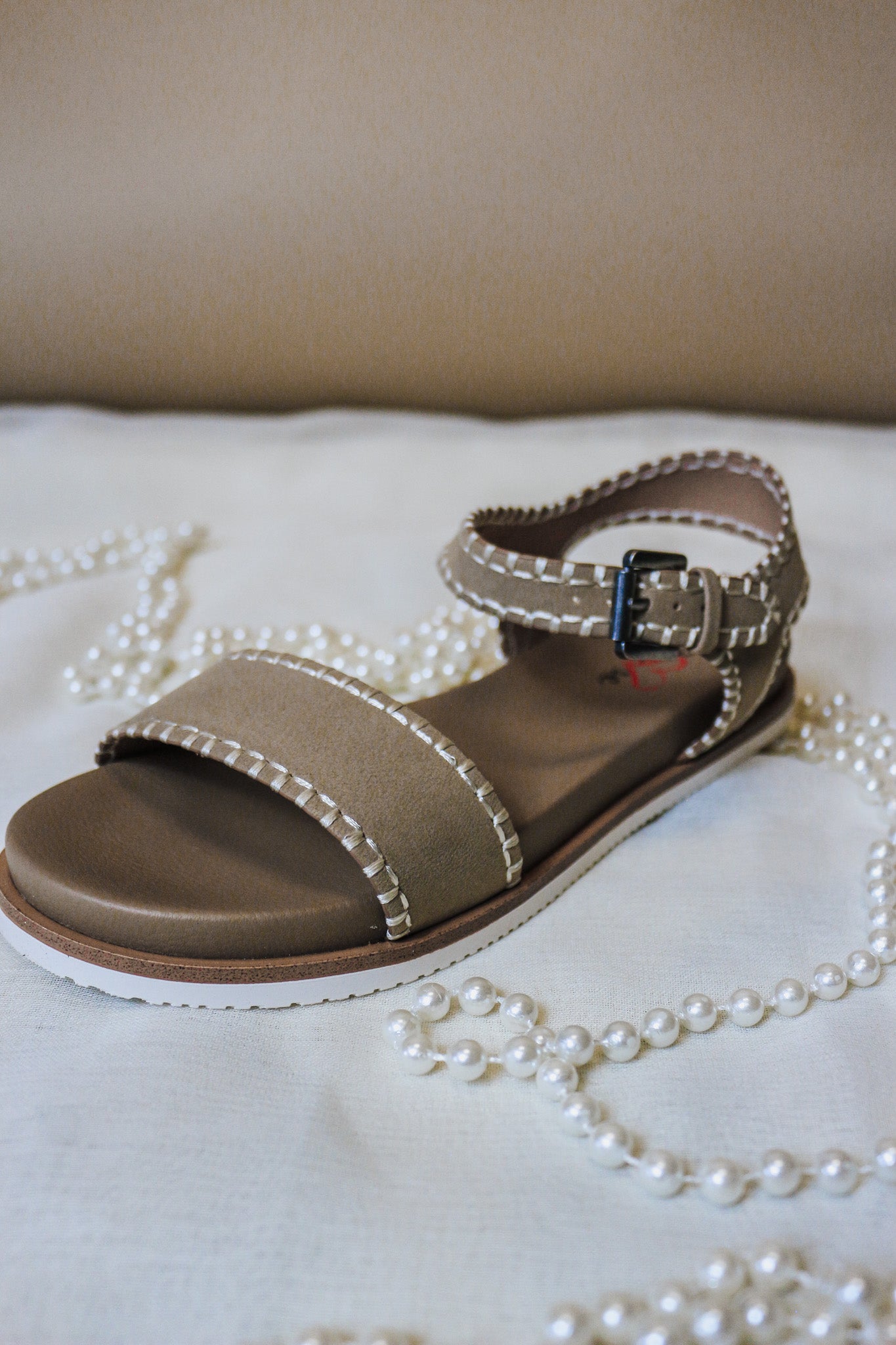 Sofee Stone Brown Sandals By MIA
