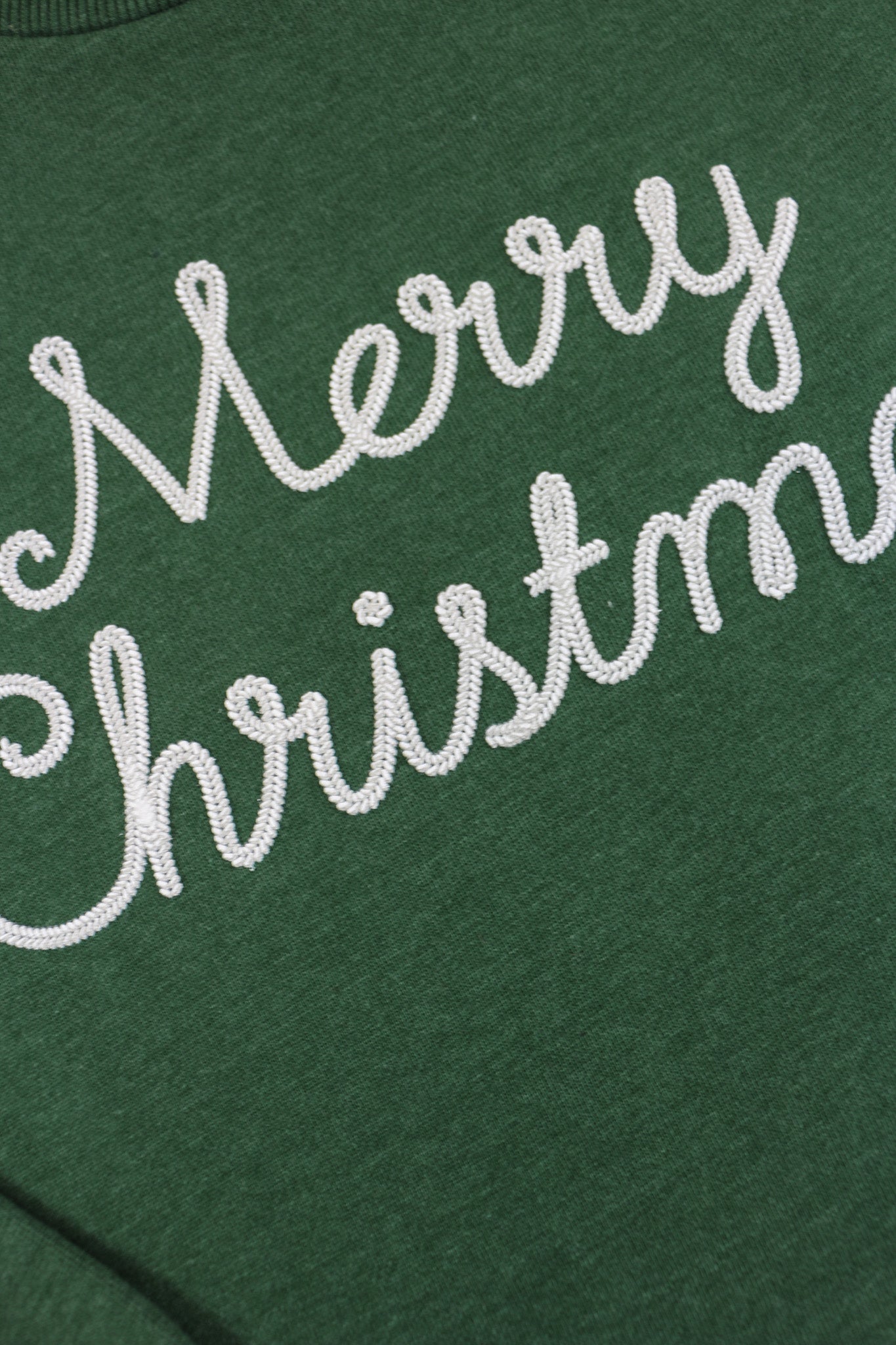 Green Merry Christmas Sweatshirt