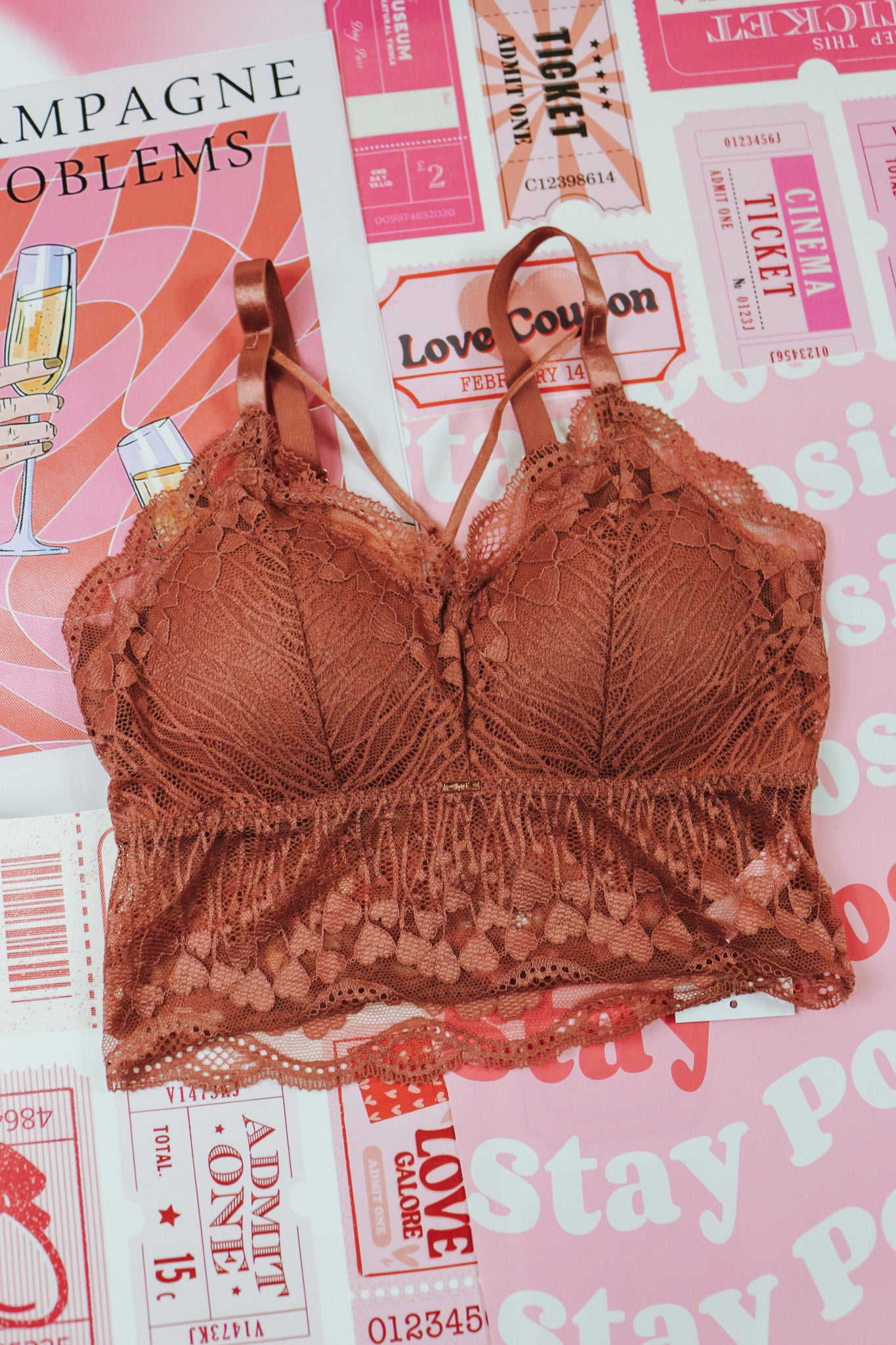 Luna Lace Brick Bralette