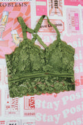 Juliette lace bralette, shown in one of several available colors
